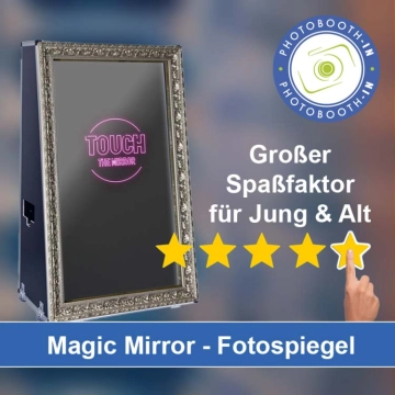 In Holle einen Magic Mirror Fotospiegel mieten
