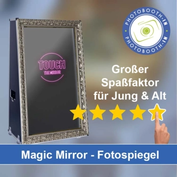 In Hollenstedt einen Magic Mirror Fotospiegel mieten