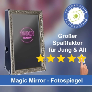 In Hollern-Twielenfleth einen Magic Mirror Fotospiegel mieten