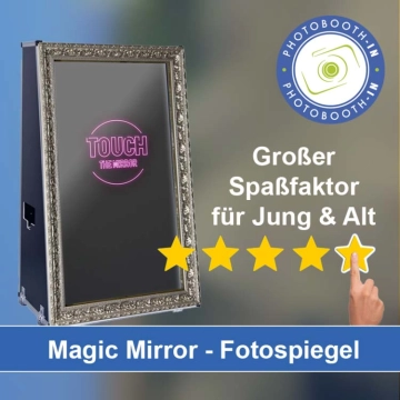 In Holzgerlingen einen Magic Mirror Fotospiegel mieten