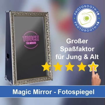 In Holzkirchen (Oberbayern) einen Magic Mirror Fotospiegel mieten