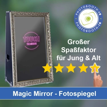 In Holzminden einen Magic Mirror Fotospiegel mieten