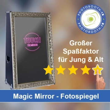 In Homburg einen Magic Mirror Fotospiegel mieten