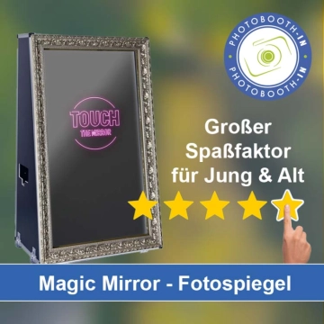In Hoppstädten-Weiersbach einen Magic Mirror Fotospiegel mieten