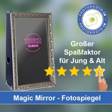 In Hopsten einen Magic Mirror Fotospiegel mieten