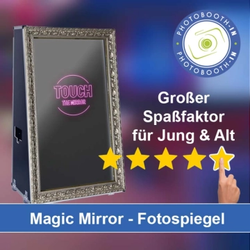 In Hude (Oldenburg) einen Magic Mirror Fotospiegel mieten