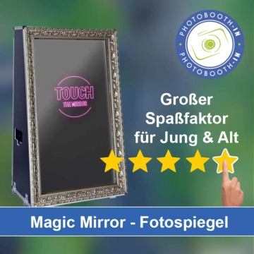 In Hüllhorst einen Magic Mirror Fotospiegel mieten