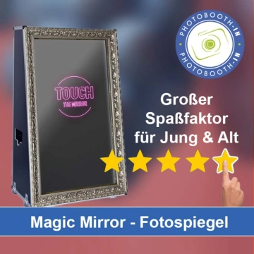 In Hünfelden einen Magic Mirror Fotospiegel mieten