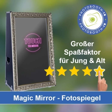 In Hünstetten einen Magic Mirror Fotospiegel mieten