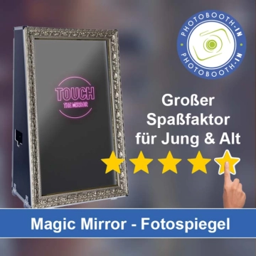In Hürth einen Magic Mirror Fotospiegel mieten