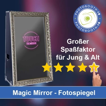 In Hungen einen Magic Mirror Fotospiegel mieten