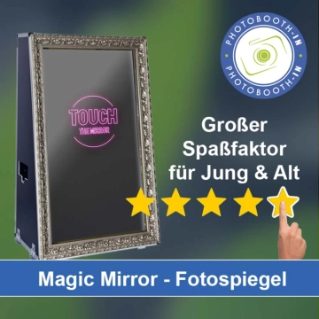 In Igensdorf einen Magic Mirror Fotospiegel mieten