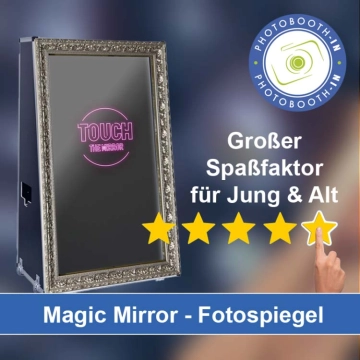 In Ilsfeld einen Magic Mirror Fotospiegel mieten