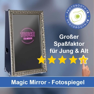 In Iserlohn einen Magic Mirror Fotospiegel mieten