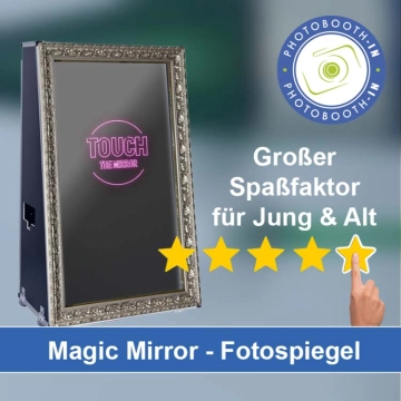 In Ismaning einen Magic Mirror Fotospiegel mieten