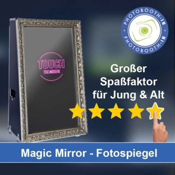 In Isny im Allgäu einen Magic Mirror Fotospiegel mieten