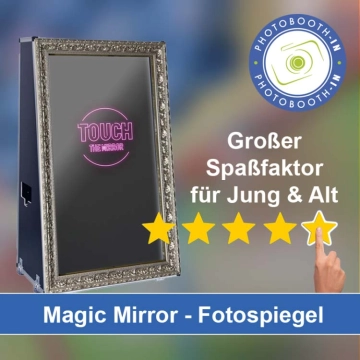 In Jena einen Magic Mirror Fotospiegel mieten