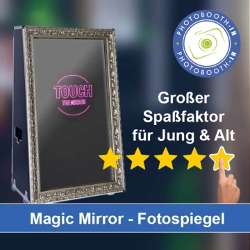 In Jesewitz einen Magic Mirror Fotospiegel mieten