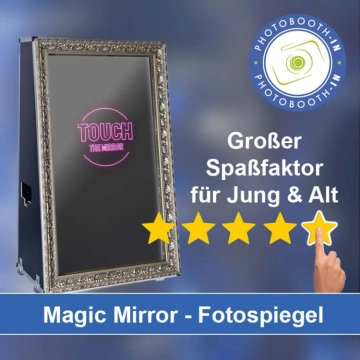 In Jesteburg einen Magic Mirror Fotospiegel mieten