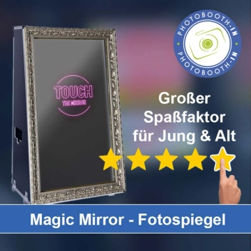 In Johanngeorgenstadt einen Magic Mirror Fotospiegel mieten