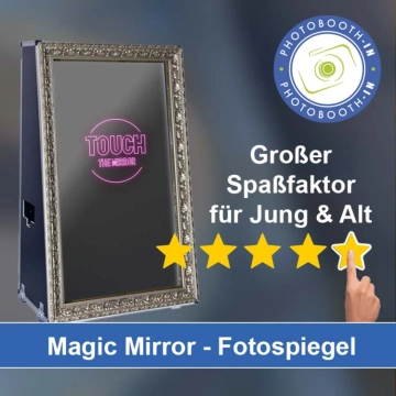 In Kamp-Lintfort einen Magic Mirror Fotospiegel mieten