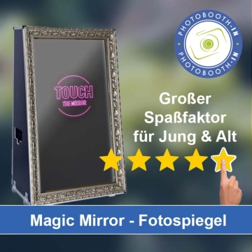 In Karben einen Magic Mirror Fotospiegel mieten