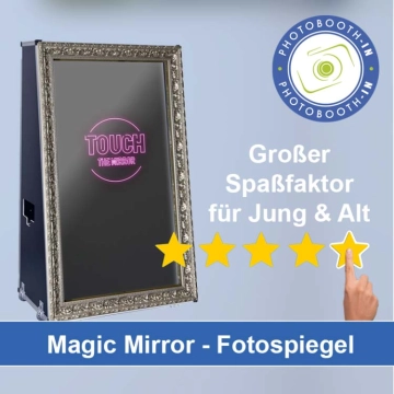 In Karlsdorf-Neuthard einen Magic Mirror Fotospiegel mieten
