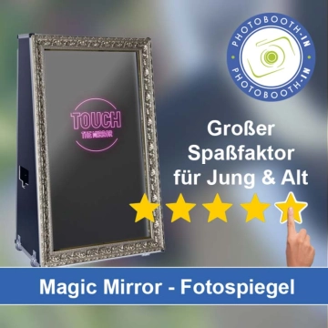 In Karstädt (Prignitz) einen Magic Mirror Fotospiegel mieten