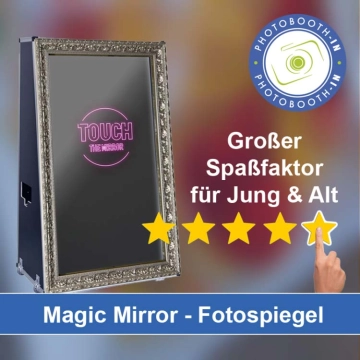 In Kieselbronn einen Magic Mirror Fotospiegel mieten