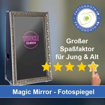 In Kirchberg an der Jagst einen Magic Mirror Fotospiegel mieten