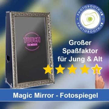 In Kirchhain einen Magic Mirror Fotospiegel mieten