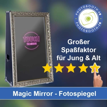 In Kirchheim am Neckar einen Magic Mirror Fotospiegel mieten