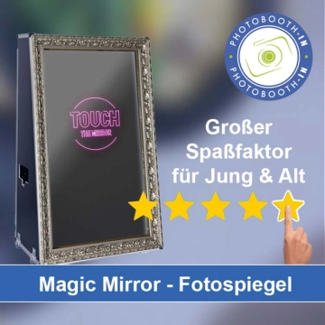 In Kirchheim bei München einen Magic Mirror Fotospiegel mieten