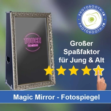 In Kirchheim (Hessen) einen Magic Mirror Fotospiegel mieten