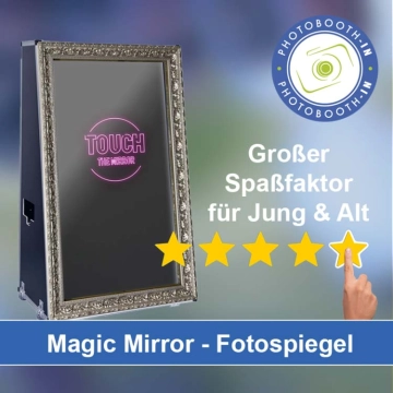 In Kißlegg einen Magic Mirror Fotospiegel mieten
