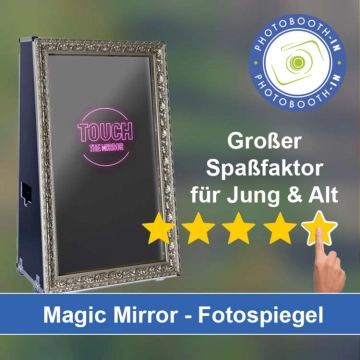 In Kitzingen einen Magic Mirror Fotospiegel mieten