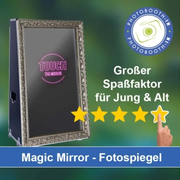 In Kitzscher einen Magic Mirror Fotospiegel mieten
