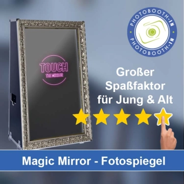 In Klein Offenseth-Sparrieshoop einen Magic Mirror Fotospiegel mieten