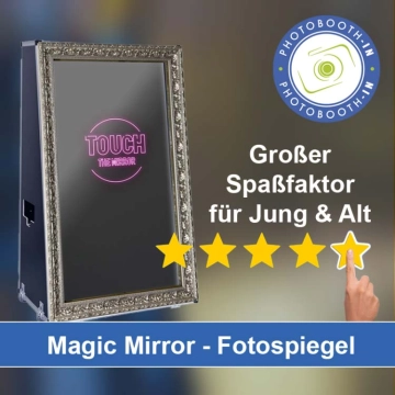 In Klein-Winternheim einen Magic Mirror Fotospiegel mieten