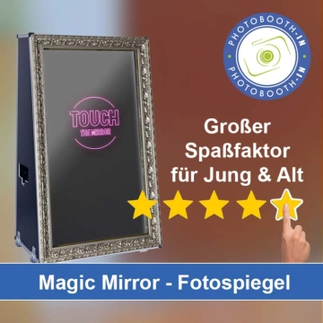 In Kleinwallstadt einen Magic Mirror Fotospiegel mieten