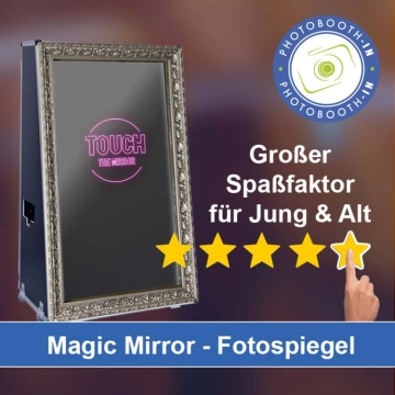 In Klingenthal einen Magic Mirror Fotospiegel mieten