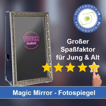 In Klipphausen einen Magic Mirror Fotospiegel mieten
