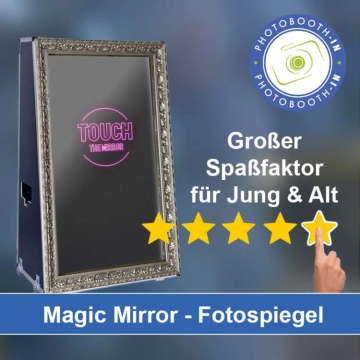 In Kloster Lehnin einen Magic Mirror Fotospiegel mieten