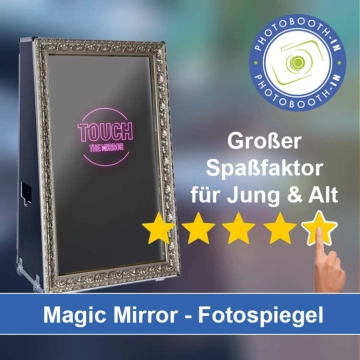 In Knetzgau einen Magic Mirror Fotospiegel mieten