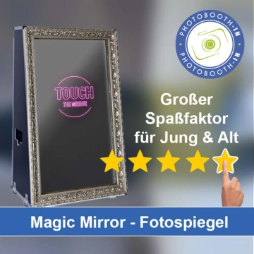 In Königsbach-Stein einen Magic Mirror Fotospiegel mieten