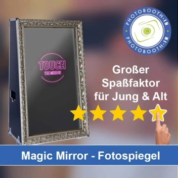 In Königsbronn einen Magic Mirror Fotospiegel mieten