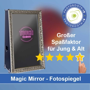 In Königsbrück einen Magic Mirror Fotospiegel mieten