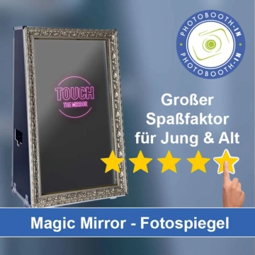 In Königsbrunn einen Magic Mirror Fotospiegel mieten