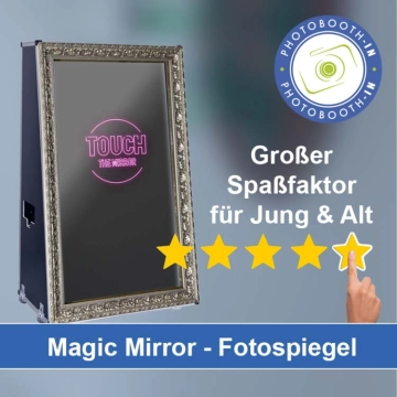 In Kolitzheim einen Magic Mirror Fotospiegel mieten