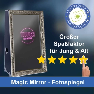 In Korntal-Münchingen einen Magic Mirror Fotospiegel mieten
